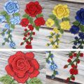 【In-Demand Item】 DIY Floral Colorful Iron On Patch Clothes Sticker Embroidery Patches Long String Flowers. 