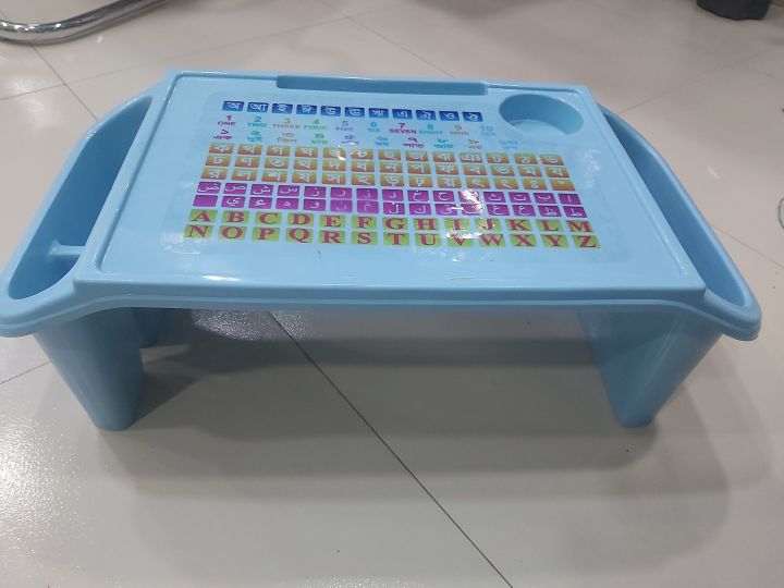 Small%20desk%20on%20plastic%20bed%20Children's%20writing%20study%20desk%20Children's%20multi-functional%20toy%20dining%20table%20-%20Image%202