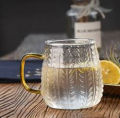 1 pcs fireproof Glass Cold Coffee Cup Retro Mug Transparent Water Tea Drinkware Milk Juice Mugs Cup Tumblers. 
