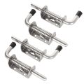 4 Pack 5 Inch Spring Loaded Latch Pin 304 Stainless Steel Door Lock.