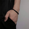Black Round Bracelet For Man. 
