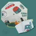 Wholesale customized children's umbrellas, girls' primary school students, special boys' rain or shine folding automatic umbrellas. 