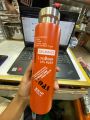 Water flux Bottle Sipper 500 ml - Hot and Cold 12 Hours, Orange Color.