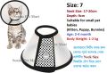 E Collar Elizabeth Collar for Dogs Cats Rabbits Pets e collar Surgery Recovery Collars, Size-7 (Neck: 17-20cm, Depth: 9cm).