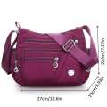Fashion Women Single Shoulder Hand Bag Crossbody Bag (Blue, Black & Purple Colour).