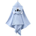 Grace Baby's Bath Towel Newborn Baby Bath Cloak Hooded Cotton Gauze Super Soft Absorbent Baby Bathrobe.