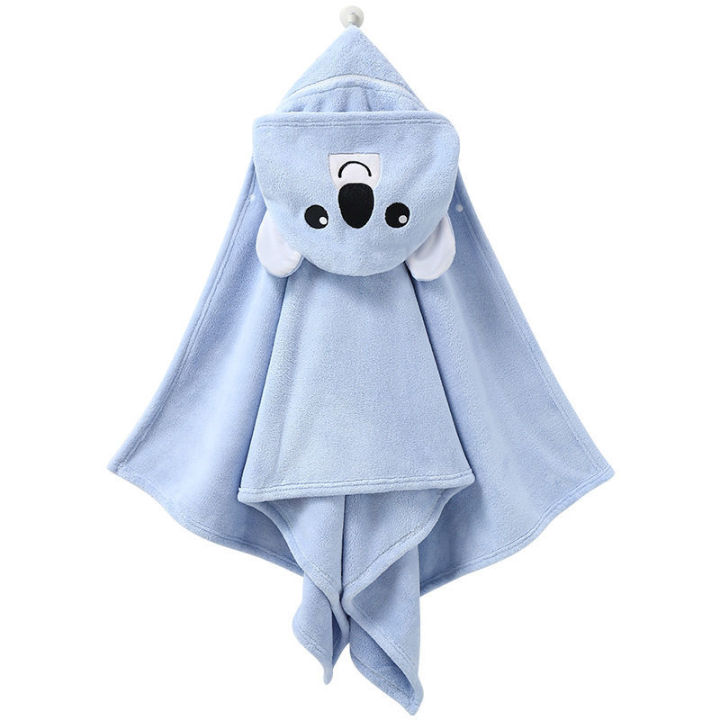 Grace%20Baby's%20Bath%20Towel%20Newborn%20Baby%20Bath%20Cloak%20Hooded%20Cotton%20Gauze%20Super%20Soft%20Absorbent%20Baby%20Bathrobe%20-%20Image%206