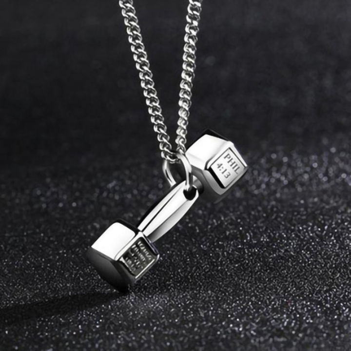 Gym%20Dumbbell%20Pendant%20Necklace%20Sports%20Barbell%20Pendant%20Fashion%20Chain%20Necklace%20NOVO%20-%20Image%203