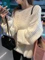 Gentle Retro Pink Thick Needle Soft Glutinous Sweater Women's Autumn and Winter Clothing Loose and Lazy Style High-Grade Pullover Top.