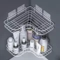 Bathroom Shelf Shower Organizer Triangle Cosmetic Storage Rack Kitchen Toilet Conbo-NR Mart-2024.