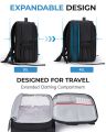 BAGSMART Expandable Camera Backpack for Photographers Waterproof Travel DSLR Camera Bag with 15.6 Laptop Compartment. 