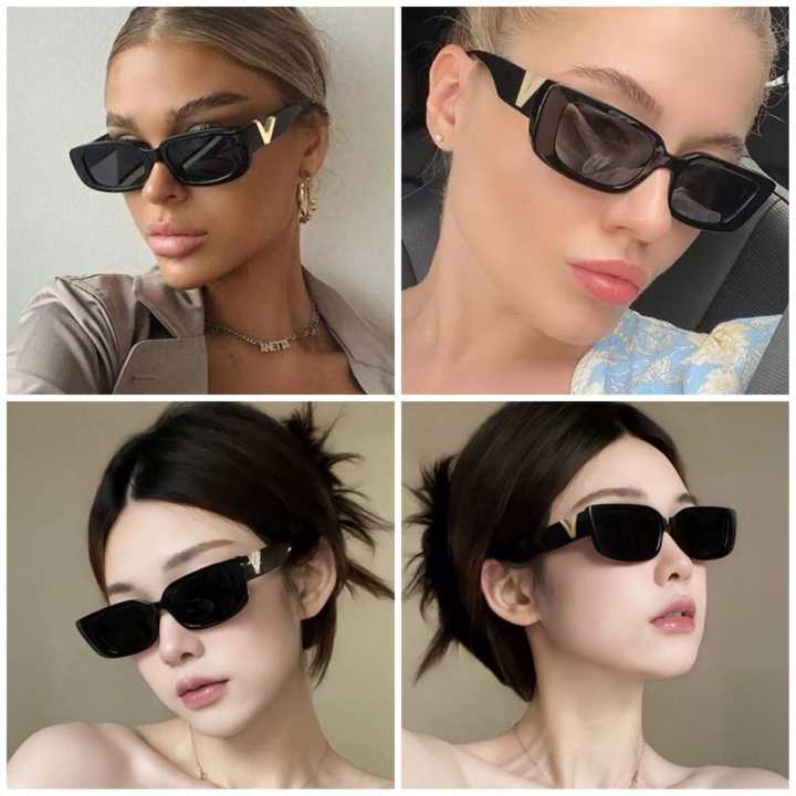 Retro Square Small Frame Sunglasses Rectangle Vintage Small