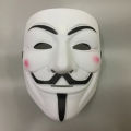 1Pcs/set Halloween Party Mask V for Vendetta Mask Bape Full Face Mask Anonymous Guy Fawkes Fancy Dress Adult Costume 1pc. 