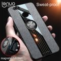 Lenuo For Huawei Honor 7X Case Luxury Bracket Ring Phone Case Soft TPU Leather Back Cover. 