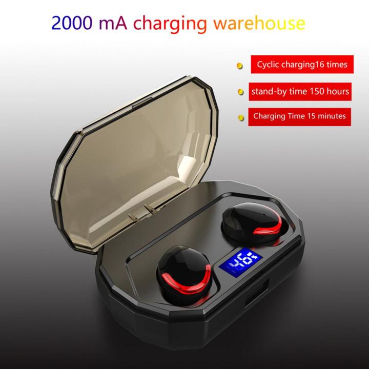 R10 TWS Wireless Bluetooth 5.0 Earphones Twins Earphone IPX7 Waterproof With Charging box Earphones For iPhone