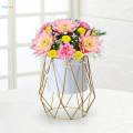 Metal Planter Stand Flower Pot Holder Flower Vase Stand Decorative Modern Flowerpot Holder Flower Holder for Living Room Table Decor.