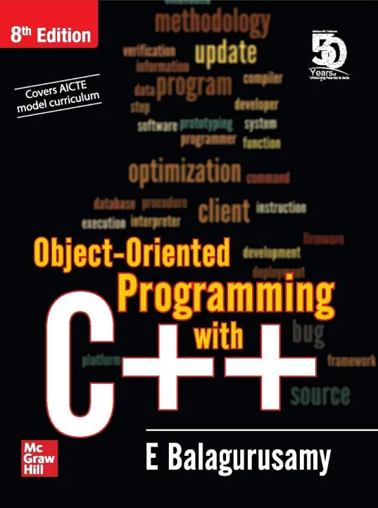 Object Oriented Programming with C++ by E Balagurusamy (8th Edition)