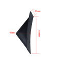 4pcs Universal Carbon Fiber Car Modified Rear Bumper Diffuser Spoiler Black&Red ABS Rear Bumper Lip Diffuser Anti-collision.