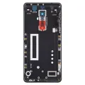 Battery Back Cover with Power & Volume Button Flex Cable & Camera Lens Cover for Nokia 5 TA-1024 TA-1027 TA-1044 TA-1053(Black). 