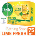 Dettol Soap Citrus Fresh 75gm Bathing Bar, Soap with Odour Protection. 