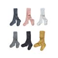 Fashion 1-10Years Children Tights Soft Costumes Supplies Cotton Knitted Pantyhose Solid Kids Stocking Girls. 