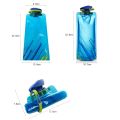 Foldable Water Bottles Flexible Reusable Travel Water Bottle Plastic Water Pouch Soft Flask Water Bag With Carabiner ClipBasketball.