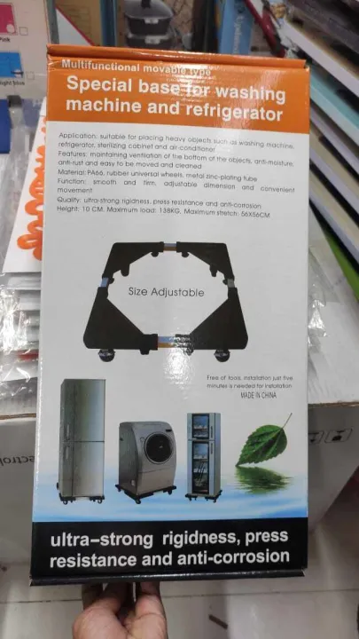 Refrigerator%20Washing%20Machine%20Base%20Reinforced%20Retractable%20Movable%20Roller%20Rack%20with%20Wheels%20Kitchen%20Fridge%20Base%20Bracket%20-%20Image%205