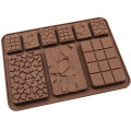 🍫 Chocolate Silicone Mold 9-Cabin – Reusable Non-Stick Mould for Fun-Shaped Chocolates & Candies 🍬 | Perfect for Homemade Treats, Desserts & Gift Ideas 🎁.