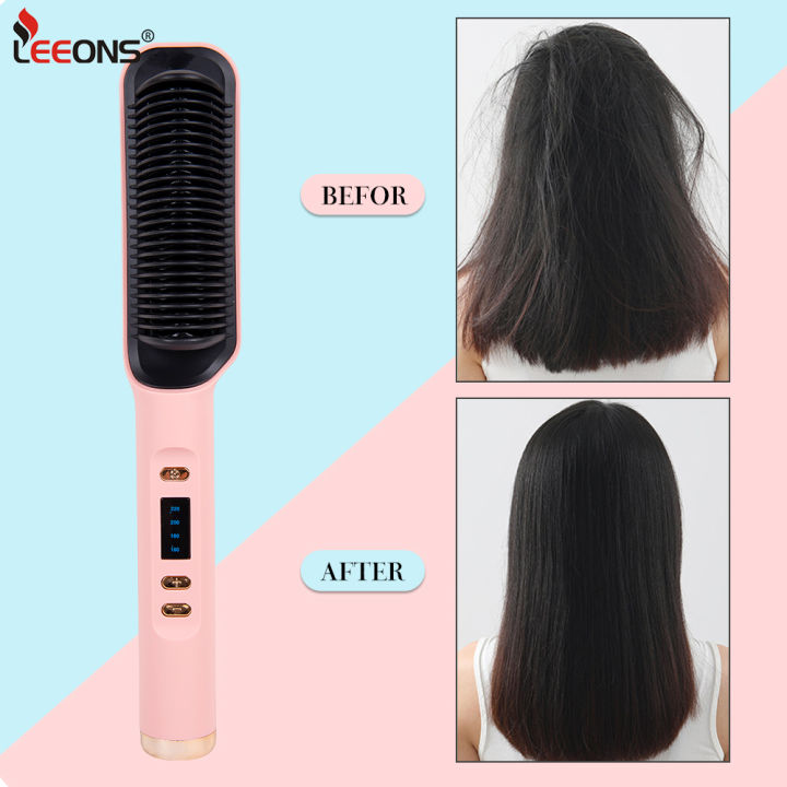 Professional%20Hot%20Comb%20for%20Hair%20Styling%20Hair%20Straightener%20and%20Curler%202%20in%201%20Dryer%20and%20Straightening%20Brush%20electric%20Hair%20Comb%20-%20Image%204
