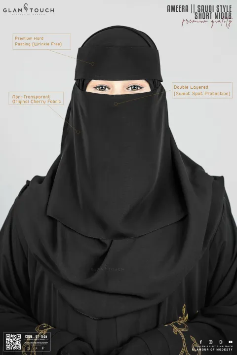 Glam Touch Premium Arabian Sort Niqab