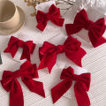 Elegant Bow Hair Clip Headdress Ribbon Bowknot Ponytail Clips Hair Accessories MJD. 