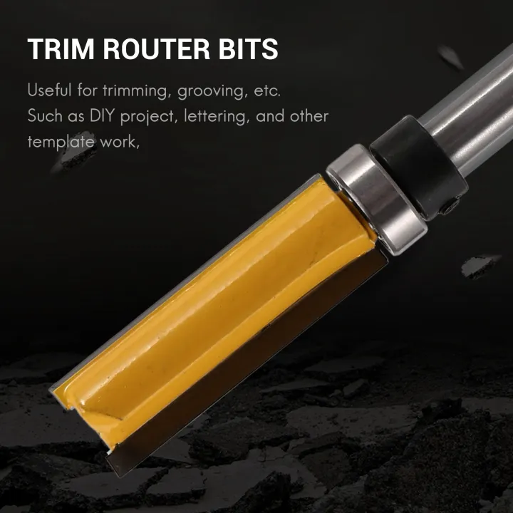 4Pcs%20Flush%20Trim%20Router%20Bits%20Top%20Bearing%20Router%20Bit%201/4%20inch%20Shank%20-%20Image%202