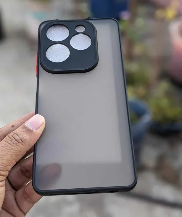 Camera%20Protection%20Bumper%20Phone%20Cases%20For%20Infinix%20Hot%2040%20Pro%20Matte%20Translucent%20Shockproof%20Back%20Cover%20-%20Camera%20-%20Phone%20Back%20Cover%20-%20Image%204