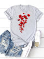 Women T Clothes Avocado Love Valentine Ladies Clothing Short Sleeve Graphic Tee Fashion Female Casual Print T-shirts. 