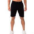Black Color Cotton Shorts For Men.