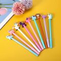 Cute Cartoon Gel Ink Pens Cartoon Unicorn/ Mermind/Panda/Fruits Pens 0.5 mm Best Retrun Gift for kids Birthday Surprise Assorted Styles Pens. 