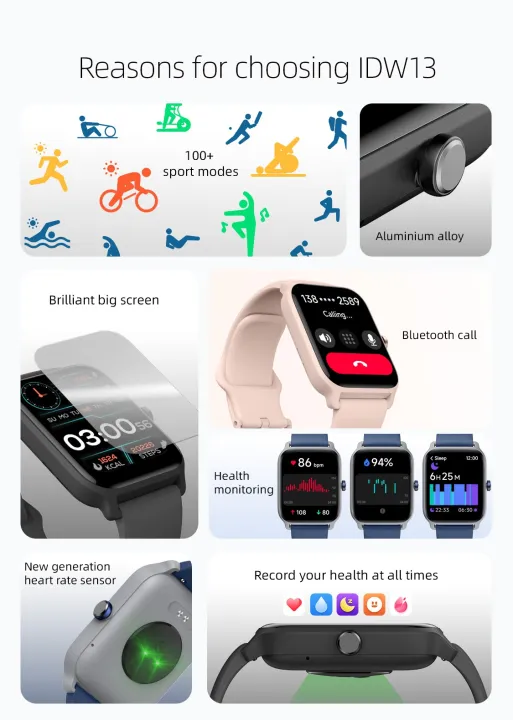 ZZYSMART%20IDW13%20Smart%20Watch%20For%20Men%20Woman%20Bluetooth%20Call%20Smartwatch%20Build-in%20Alexa%205ATM%20IP68%20Waterproof%20Heart%20Rate%20Fitness%20-%20Image%203