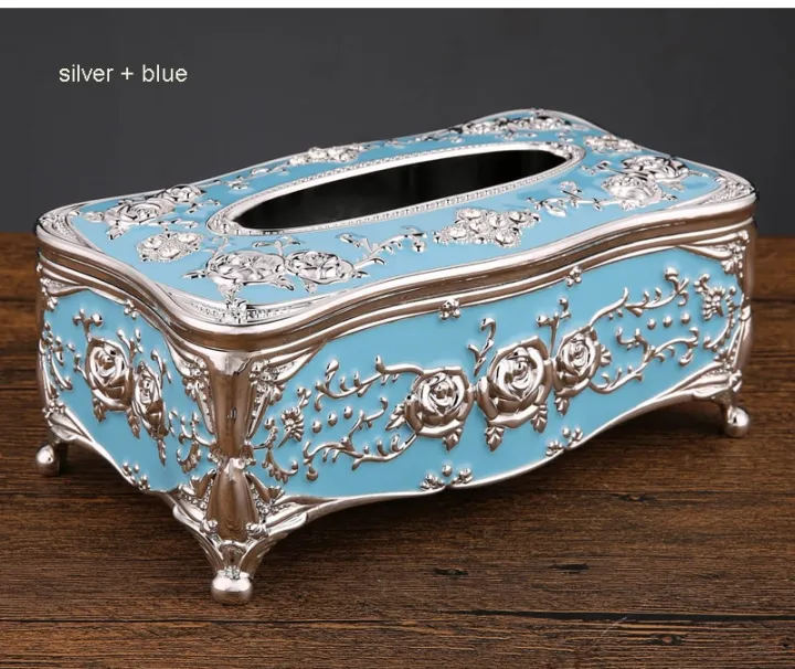 Luxury%20E%20Style%20Tissue%20Box%20Fashion%20High%20Grade%20Home%20Office%20KTV%20Hotel%20Car%20Facial%20Tissue%20Box%20Case%20Holder%20-%20Image%202