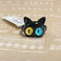 Punk Big Eyes Ring Cute Green Monster Ring For Women Fashion Sweet Colorful Cat Eyes Open Couple Ring Party Finger Accessories.