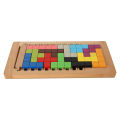 Wooden Building Toy, Wooden Blocks Toy Color Cognition Glossy Educational Safe for Adults for Kindergarten.