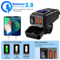 Motorcycle USB Charger 6.8A Quick Charge 3.0 Dual USB Motorcycle Phone Charger Motorcycle Accessories. 