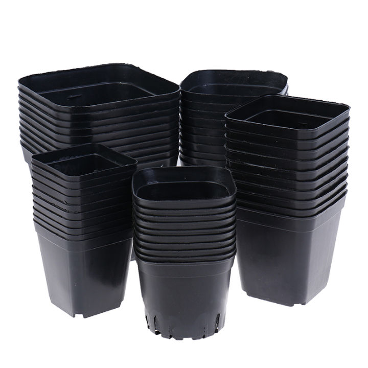 10pc%20Black%20Flower%20Pots%20Plastic%20Pots%20Small%20Square%20Pots%20for%20Succulent%20plants%20Layor%20-%20Image%205