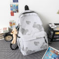 HarajukuinsCampus Cartoon Bear Printing Student Backpack Japanese and Korean Cute Girl Girls Middle School Students Schoolbag. 