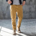 Slim-Fit Chino Gabardine Pants - Khaki - Formal Pant. 