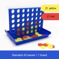 Connect 4 Game Classic Master Foldable Kids Children Line Up Row Board Puzzle Toy Gifts Board Game Parent-child Interactive Toys.