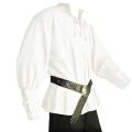Men Medieval Renaissance Grooms Pirate Reenactment Larp Costume Lacing Up Shirt Bandage Top Middle Age Clothing For S-3XL.
