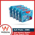 Joya Sanitary Napkin - Wings Regular Flow - 5 Pads Pack - Panty/Wings System - Combo of 4 Pack - 20 Pads - pad. 