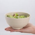 Wheat Straw Anti-Fall Bowl Dinner Bowl Bamboo Fiber Divided Dining Bowl Cartoon Snack Tray Breakfast Dishes Kitchen Tableware.