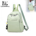 LouisWill Woman Backpack Candy color Shoulder Bags Fashion Daisy Ornament Backpack Shoulder Bags PU Women Bag Large Capacity Premium Oxford Travel Hiking Outing Backpack. 