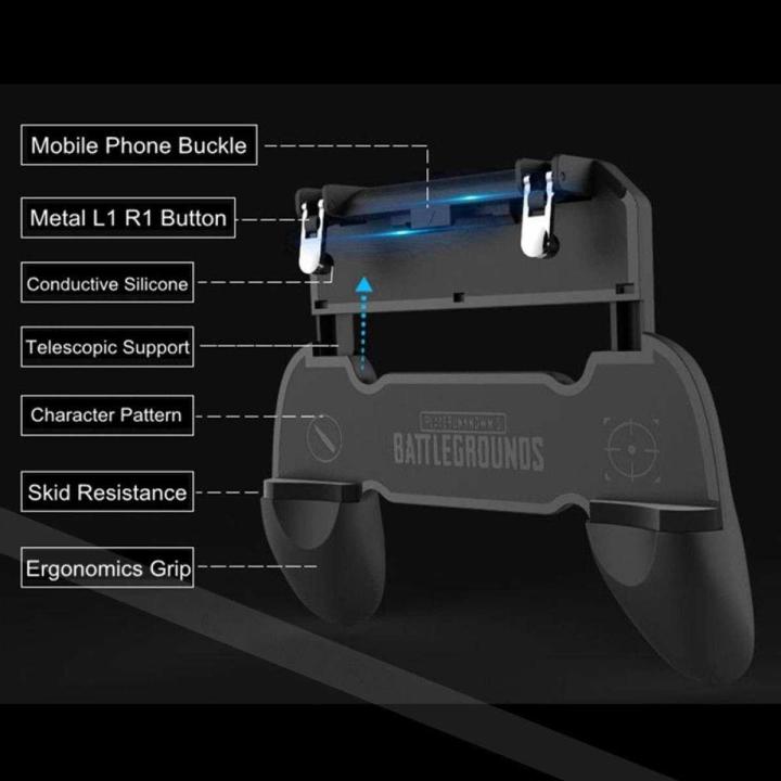 W10%20All%20in%20One%20Mobile%20Gaming%20Game%20Pad%20Free%20Fire%20PUBG%20Mobile%20Game%20Controller%20PUBG%20Gamepad%20Joystick%20Metal%20L1%20R1%20Trigger%20-%20Image%205